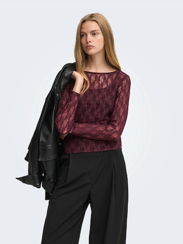 T-shirt ONLY en marron : devant
