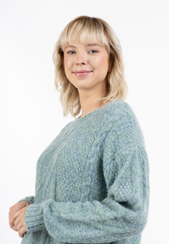 MYMO Pullover 'Blonda' in Blau