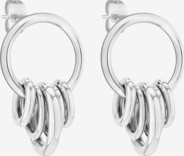 Boucles d'oreilles TAMARIS en argent : devant