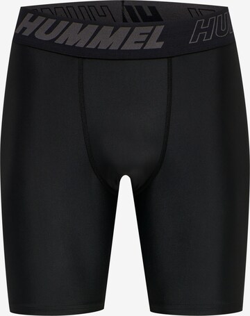 Skinny Pantalon de sport 'Topaz' Hummel en noir : devant