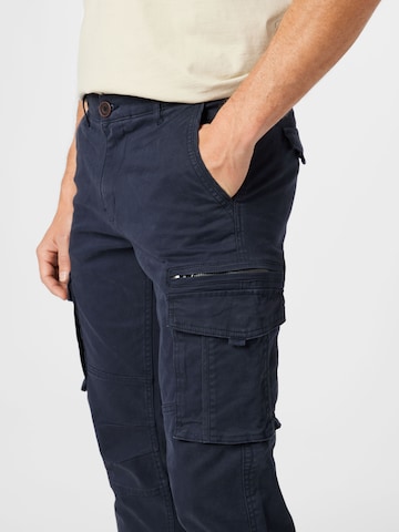 Petrol Industries Regular Cargo Pants in Blue