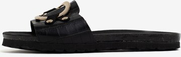 BaytonNatikače s potpeticom 'Siam' - crna boja: prednji dio