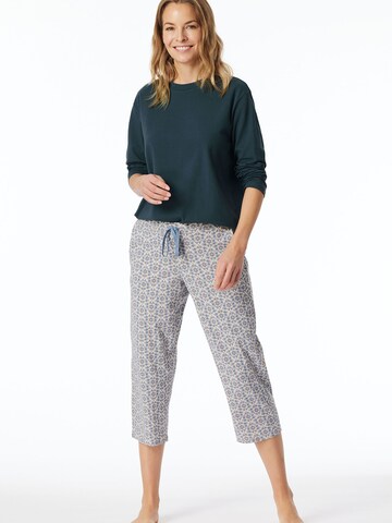 SCHIESSER Pyjamabroek in Blauw