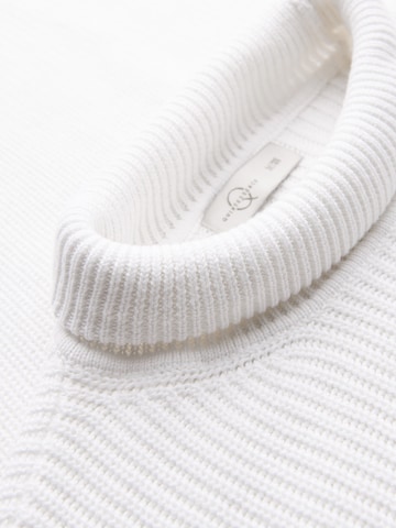 Ombre Sweater in White