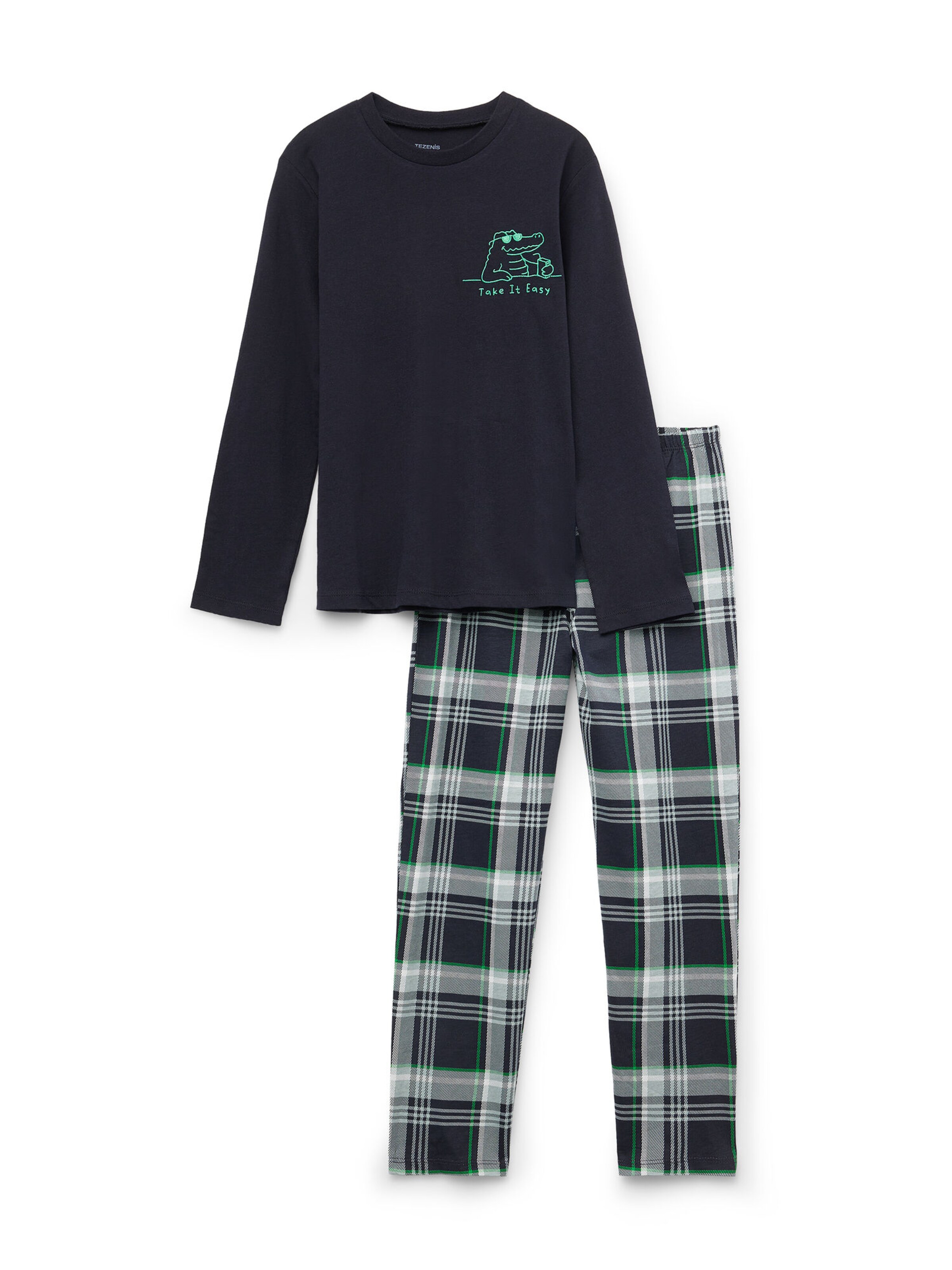 Tezenis Pajamas in Blue: front