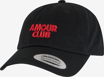 juoda Mister Tee Kepurė 'Amour Club Heart': priekis