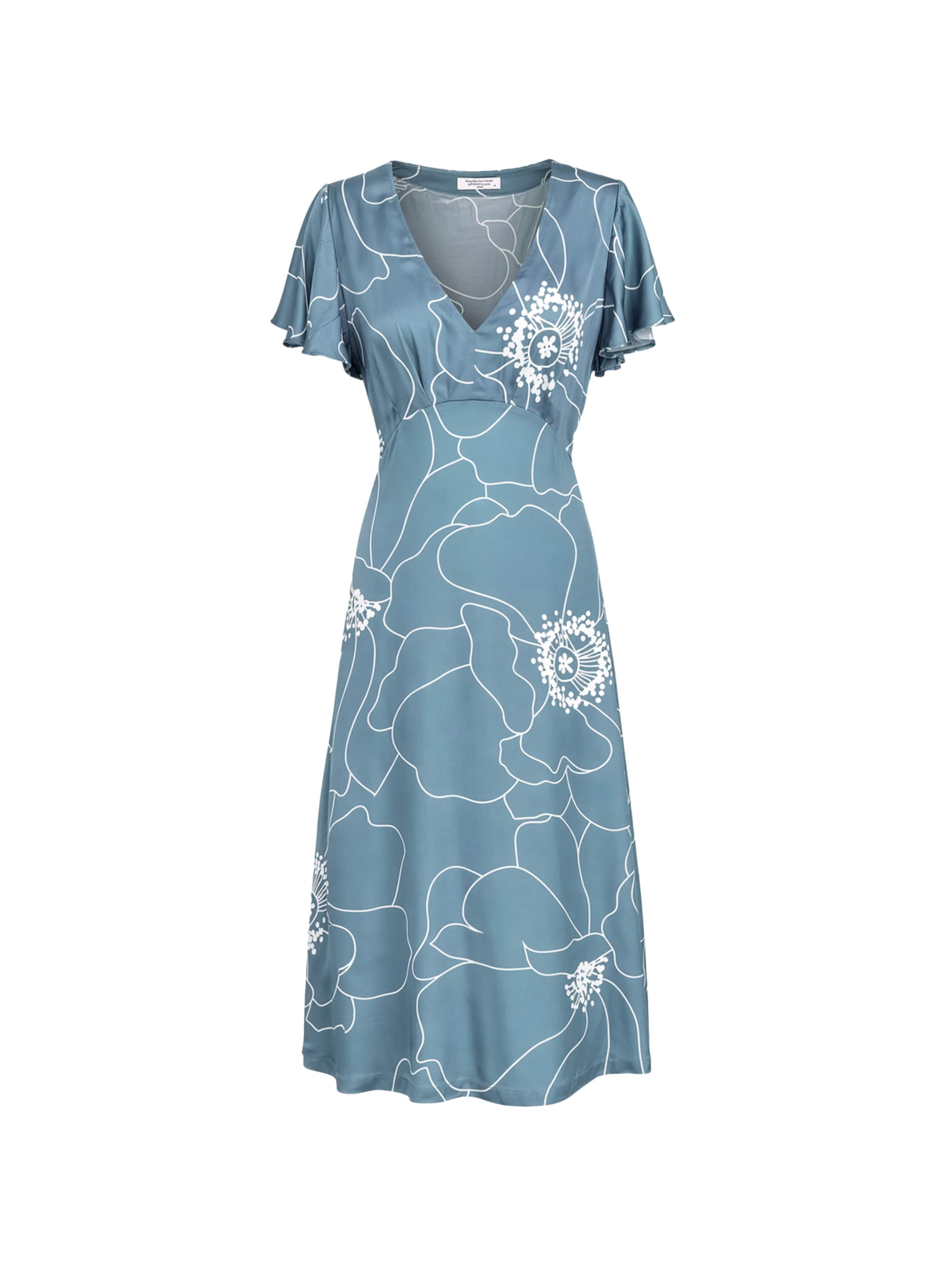 Haris Cotton Jurk 'Haris Cotton' in Blauw: voorkant