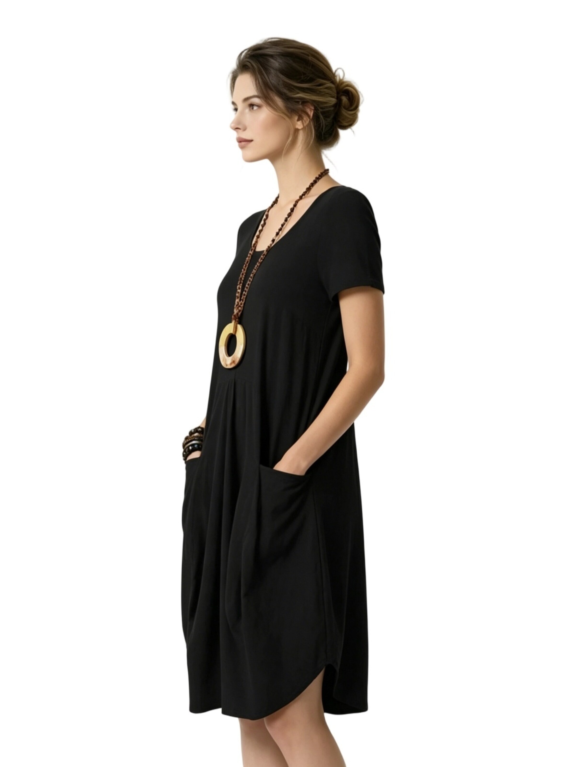 MODIURBAN Kleid‌‌‌‌‌‌ in Schwarz