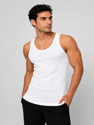 Maglietta intima 'Herren Unterhemden Tom' di LOREZA in bianco