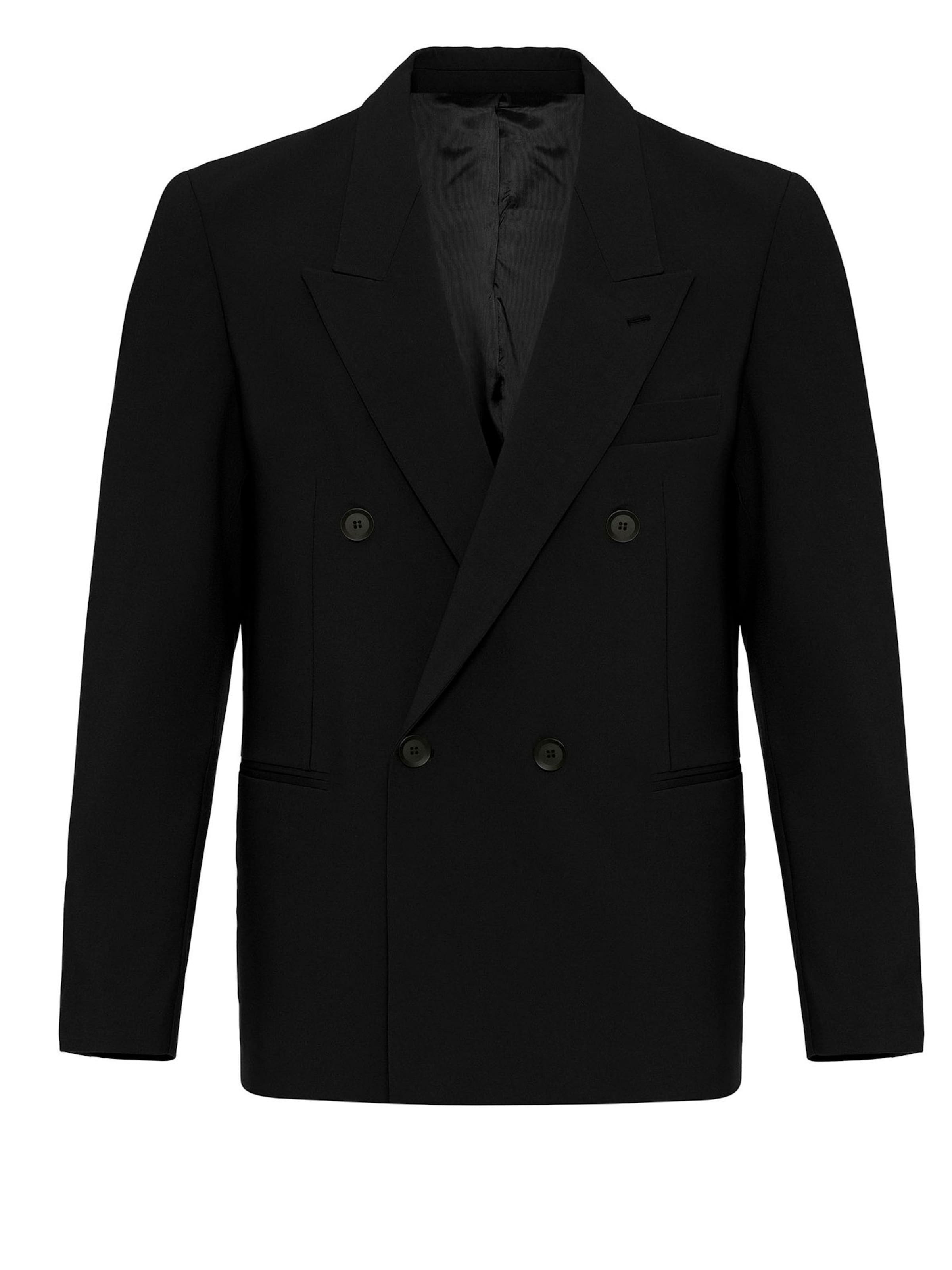 juoda Antioch Klasikinis švarkas: priekis