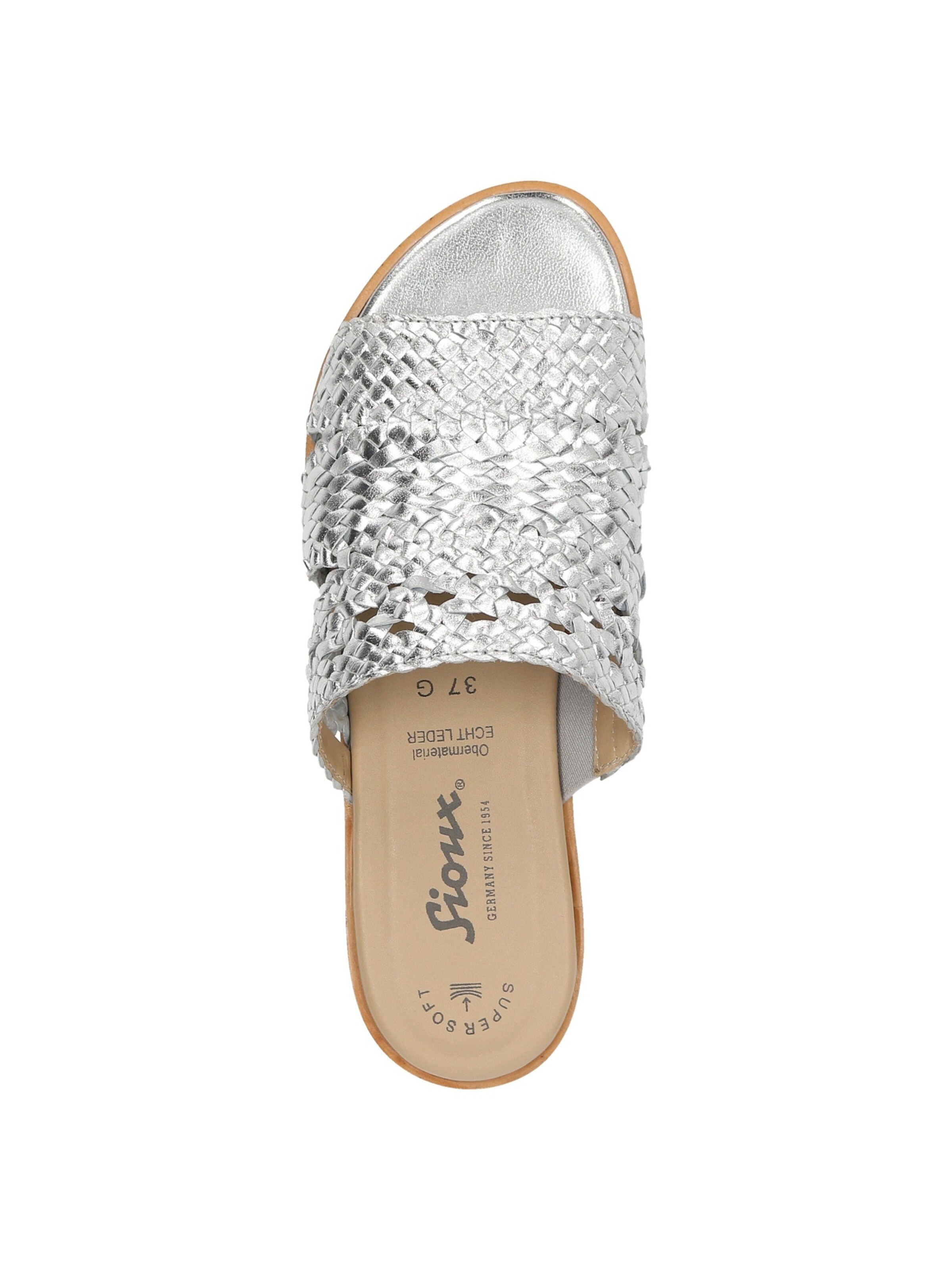 SIOUX Pantolette ' Cosinda-703 ' in Silber