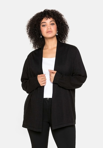 Cardigan SHEEGO en noir : devant