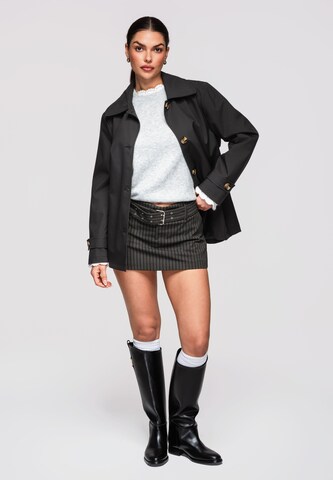 Manteau mi-saison Ombre en noir