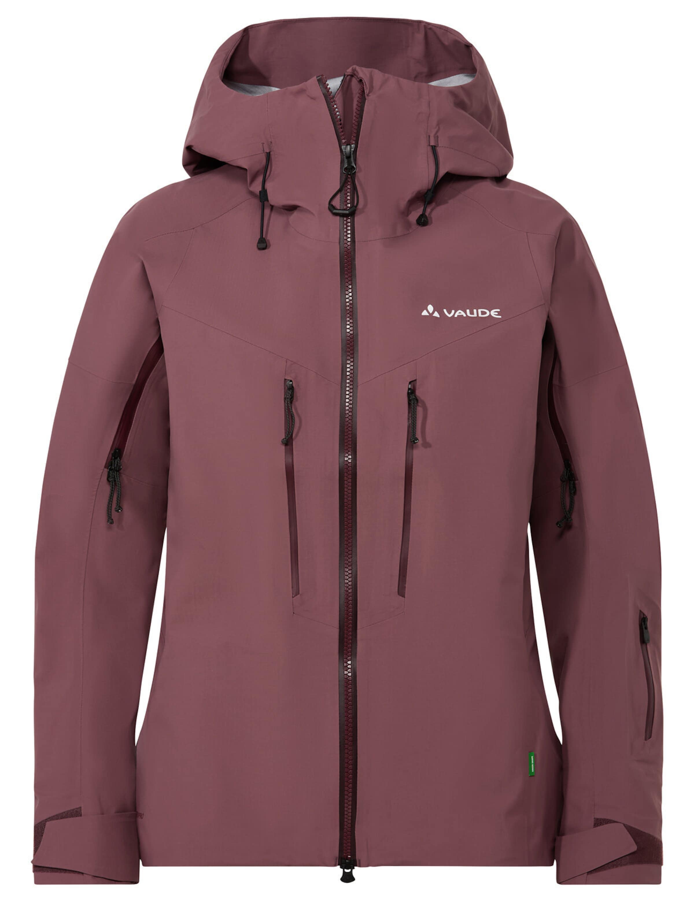VAUDE Outdoorjacke 'Monviso II' in Rot: Vorderseite