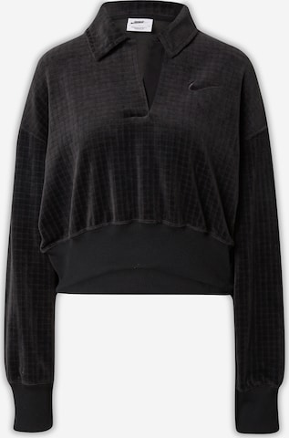 Nike Sportswear Sweatshirt in Black: front