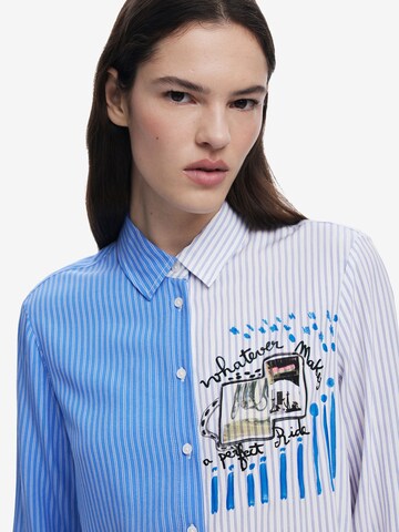 Desigual Blouse 'Perfect RIde' in Blauw