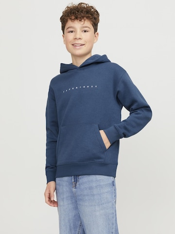 Felpa 'Star' di Jack & Jones Junior in blu: frontale