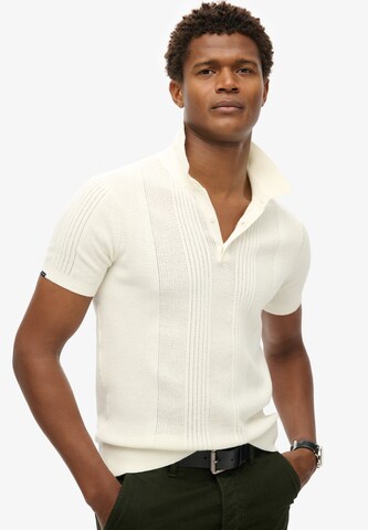 T-Shirt Superdry en blanc : devant