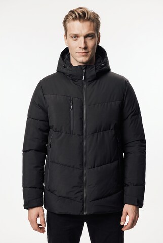 KILLTEC Outdoor jacket in Black: front