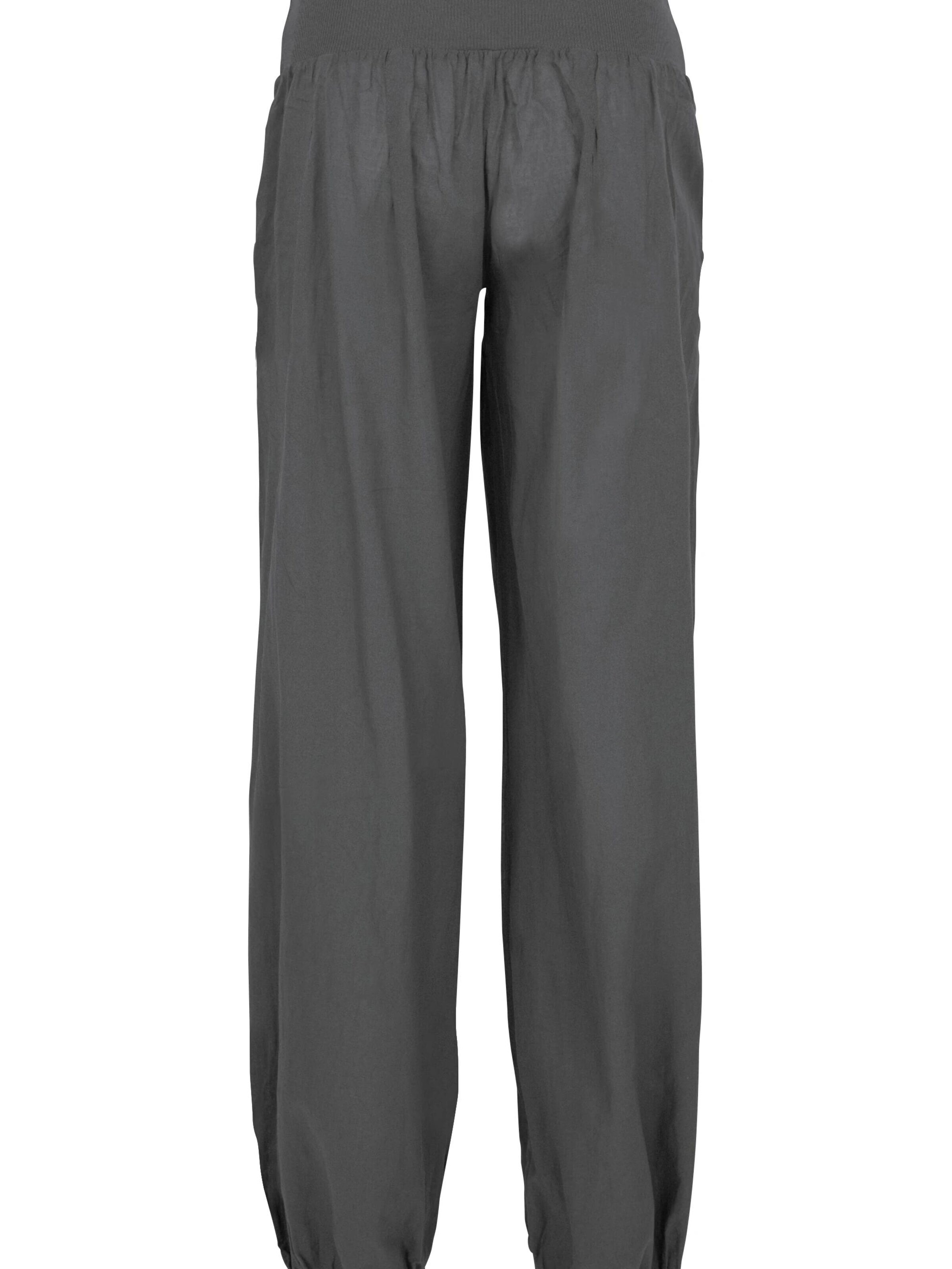 malito more than fashion Harem Pants in Grey: front