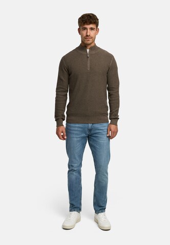 INDICODE JEANS Pullover ' Bull ' in Grau