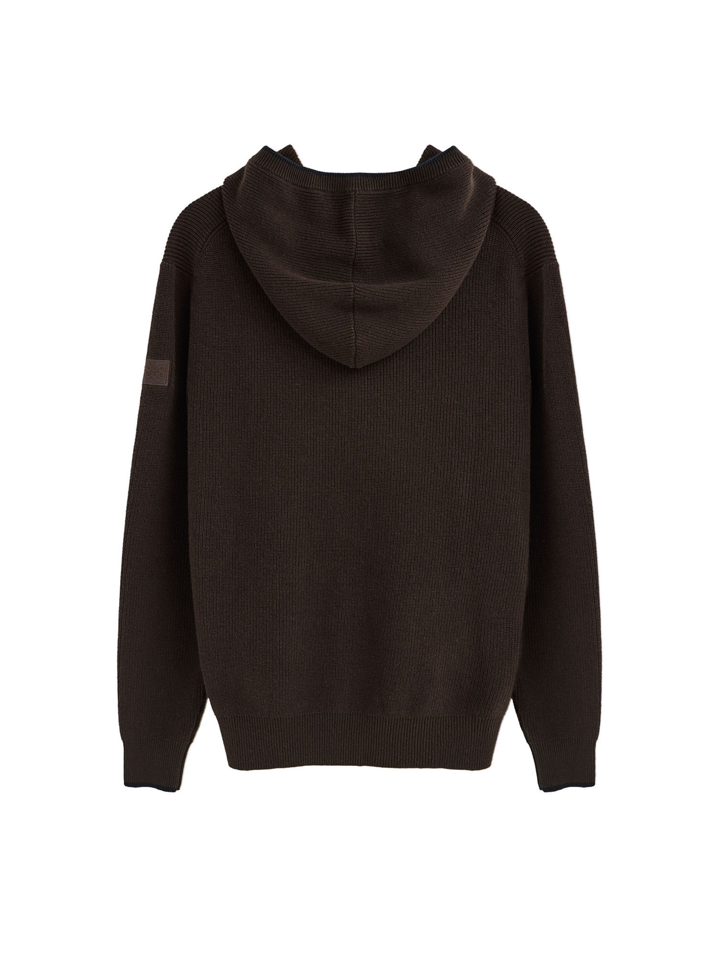 Polo Club Pullover in Braun
