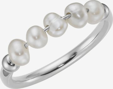 Anello di Smart Jewel in argento: frontale