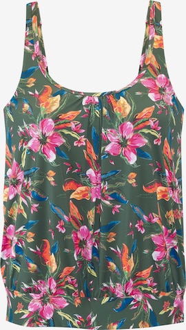 LASCANATankini top - zelena boja: prednji dio