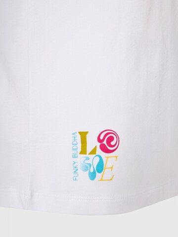T-shirt Funky Buddha en blanc