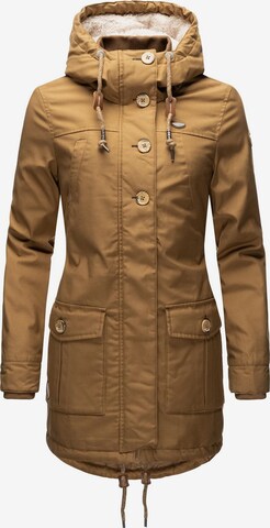 Ragwear Between-seasons coat 'Jane' in Brown