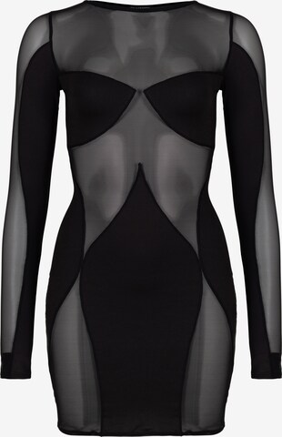 OW Collection Šaty 'SIERRA' – černá: přední strana