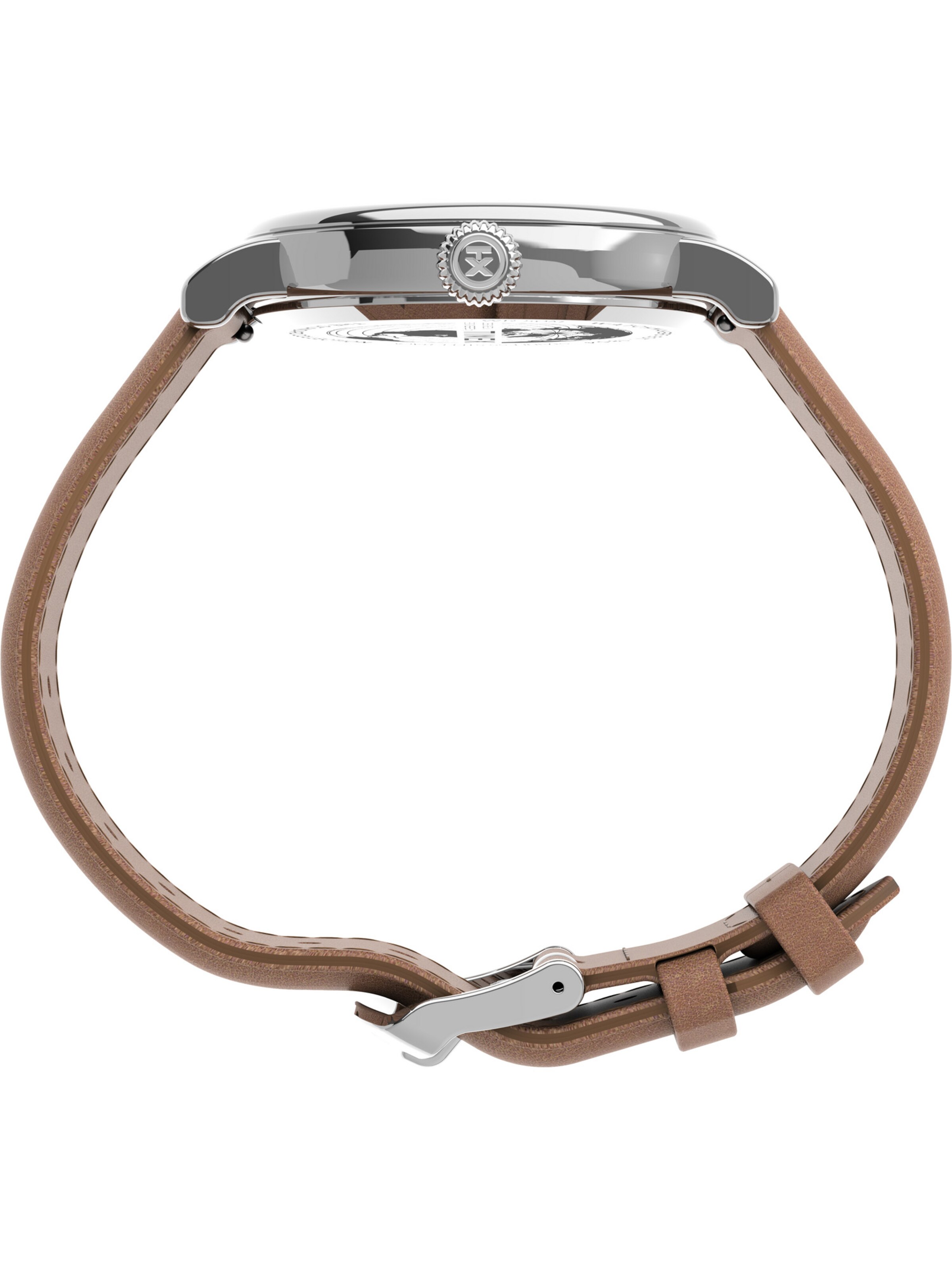 TIMEX Analoguhr  'Standard Essential' in Braun