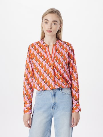 Emily Van Den Bergh Blouse in Oranje: voorkant