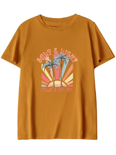 GORHEY Shirt 'Summer Vacation'‌‌‌‌‌‌‌ in S/Regular in orange, Produktansicht