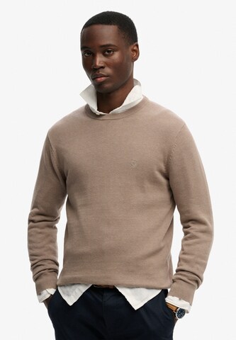 Superdry & Co Trui in Bruin: voorkant