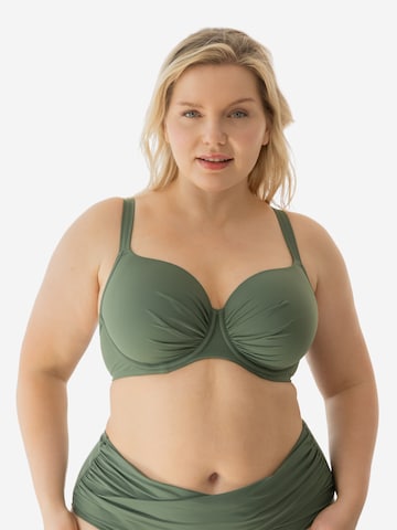 SugarShape Push-up Τοπ μπικίνι 'Valencia Chic' σε πράσινο: μπροστά
