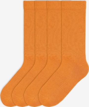 Von Jungfeld Socks 'CASUAL CLASSIC' in Orange: front