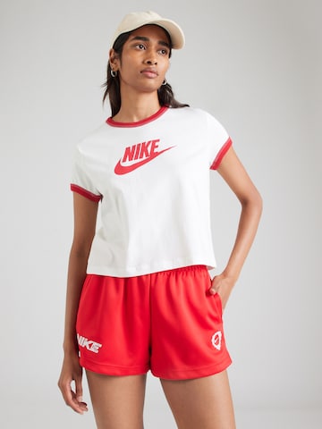 Nike Sportswear Футболка 'RINGER' в Белый: спереди