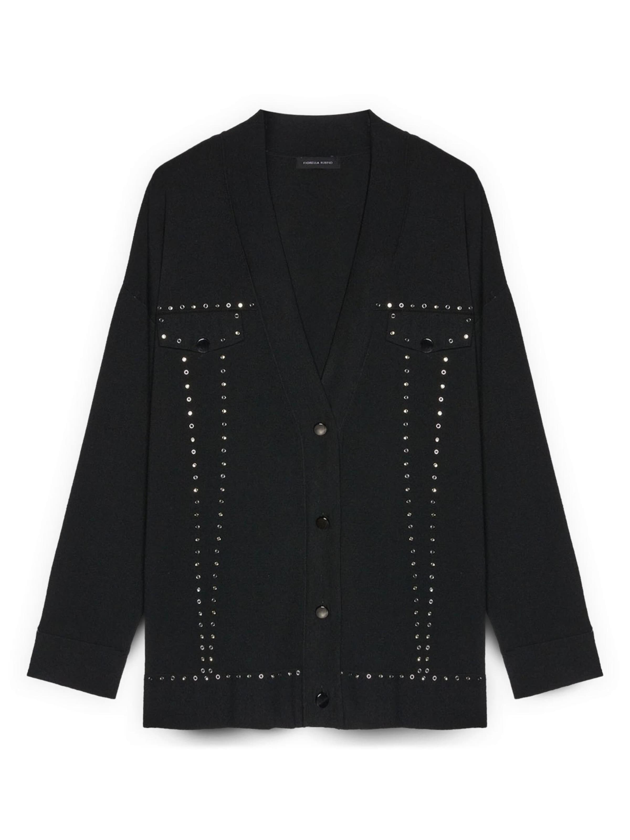 Fiorella Rubino Trui in Zwart: voorkant