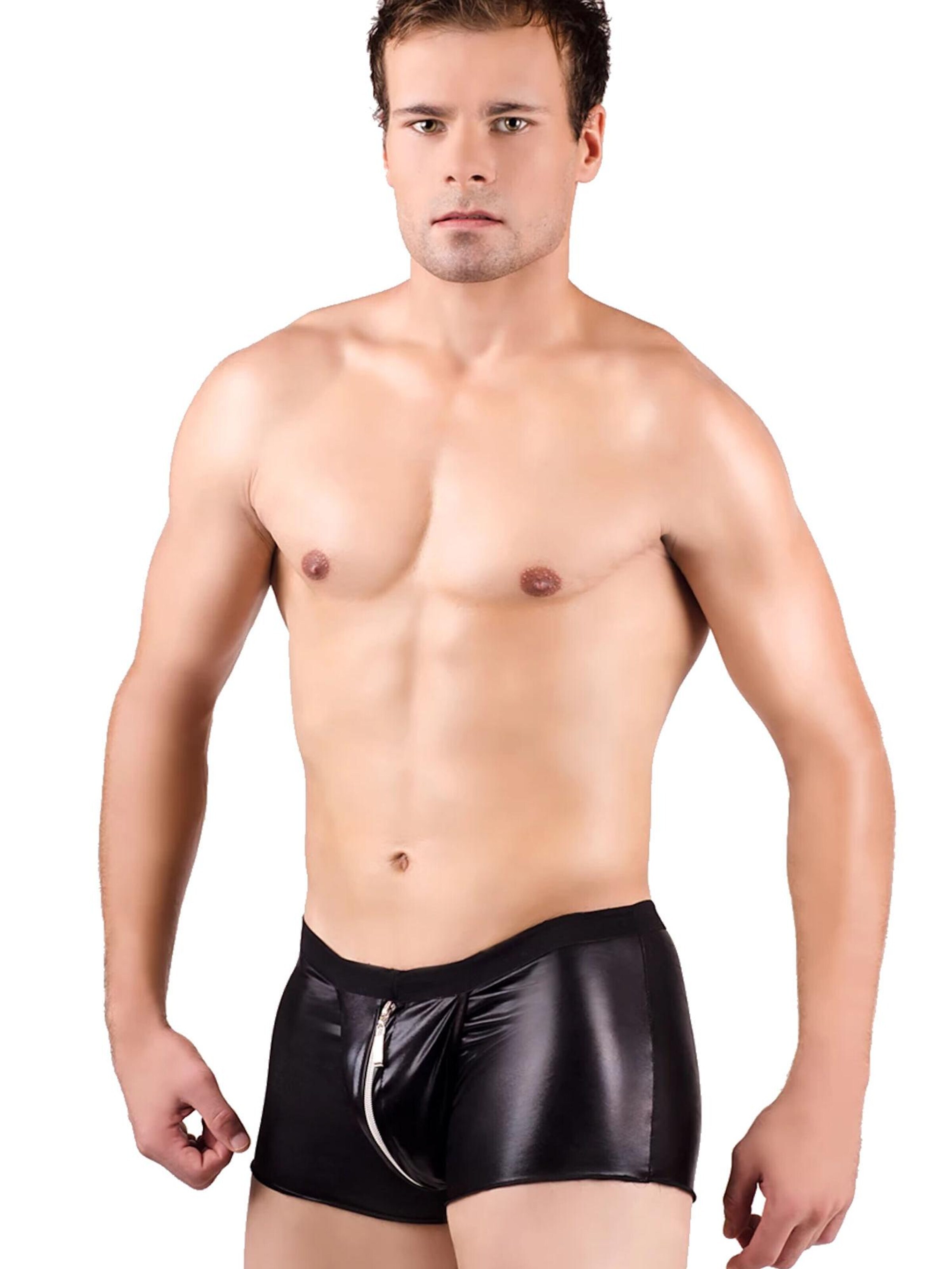 Andalea Boxer shorts 'Wetlook-Boxer' in Black: front