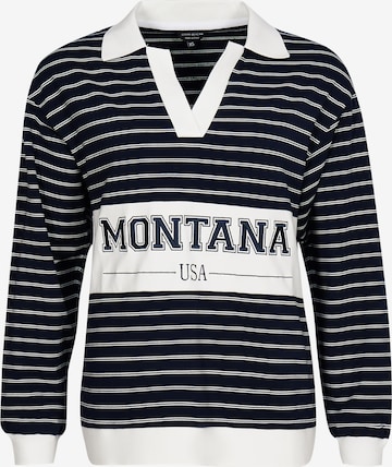T-shirt ' Montana' South Beach en bleu : devant