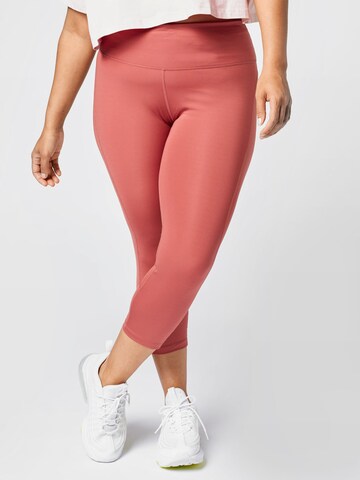 Nike SportswearSkinny Sportske hlače 'Fast' - smeđa boja: prednji dio