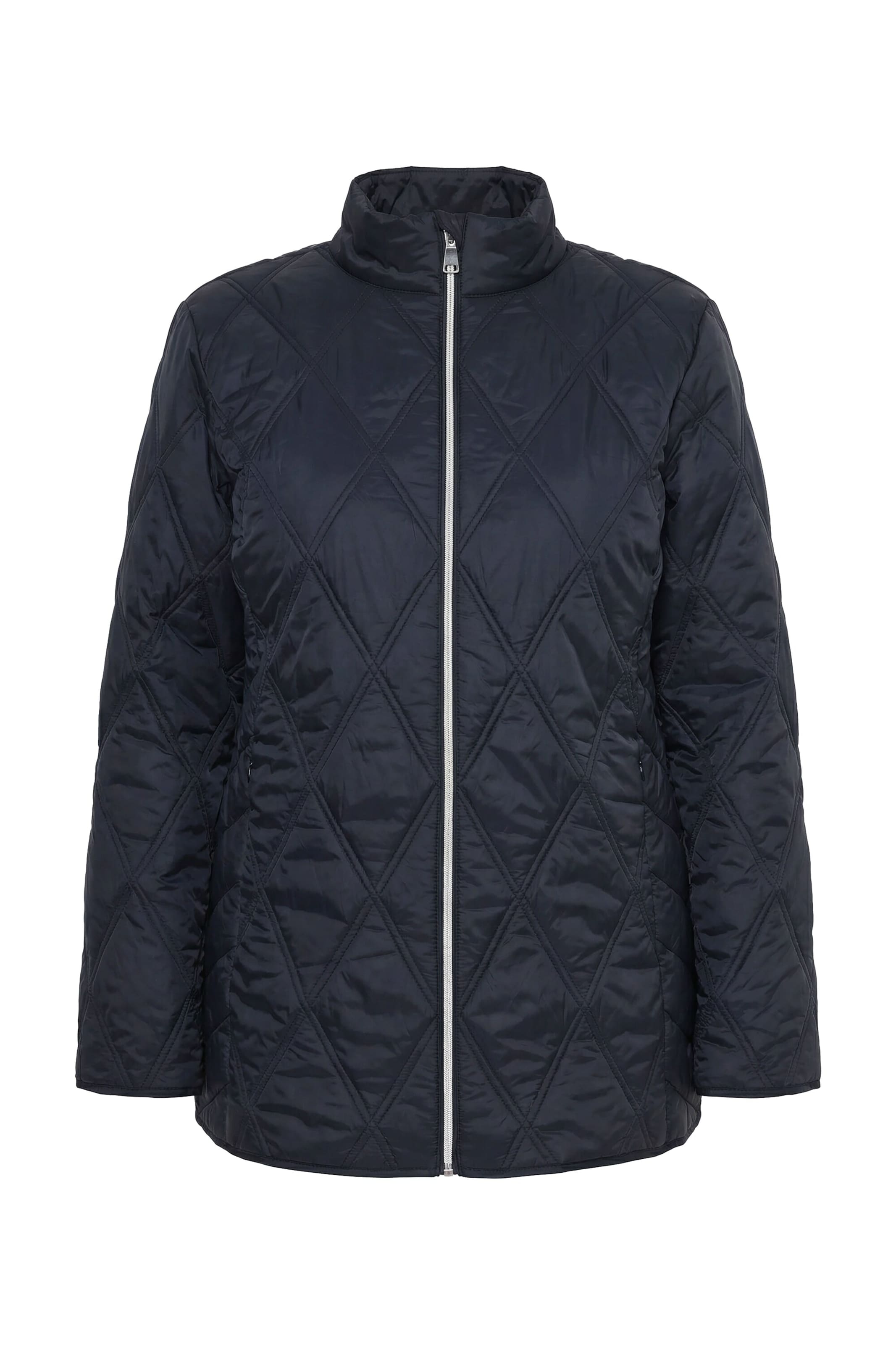 Ulla Popken Between-season jacket in M-L in Black, Item view