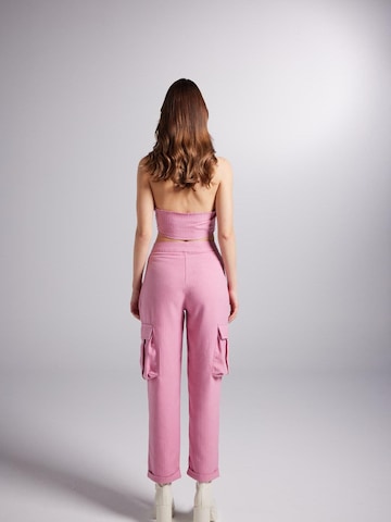 HOLLY LOLLY Regular Cargobroek in Roze