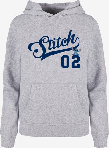 ABSOLUTE CULT Sweatshirt 'Lilo And Stitch - Athletic' in Grau: predná strana