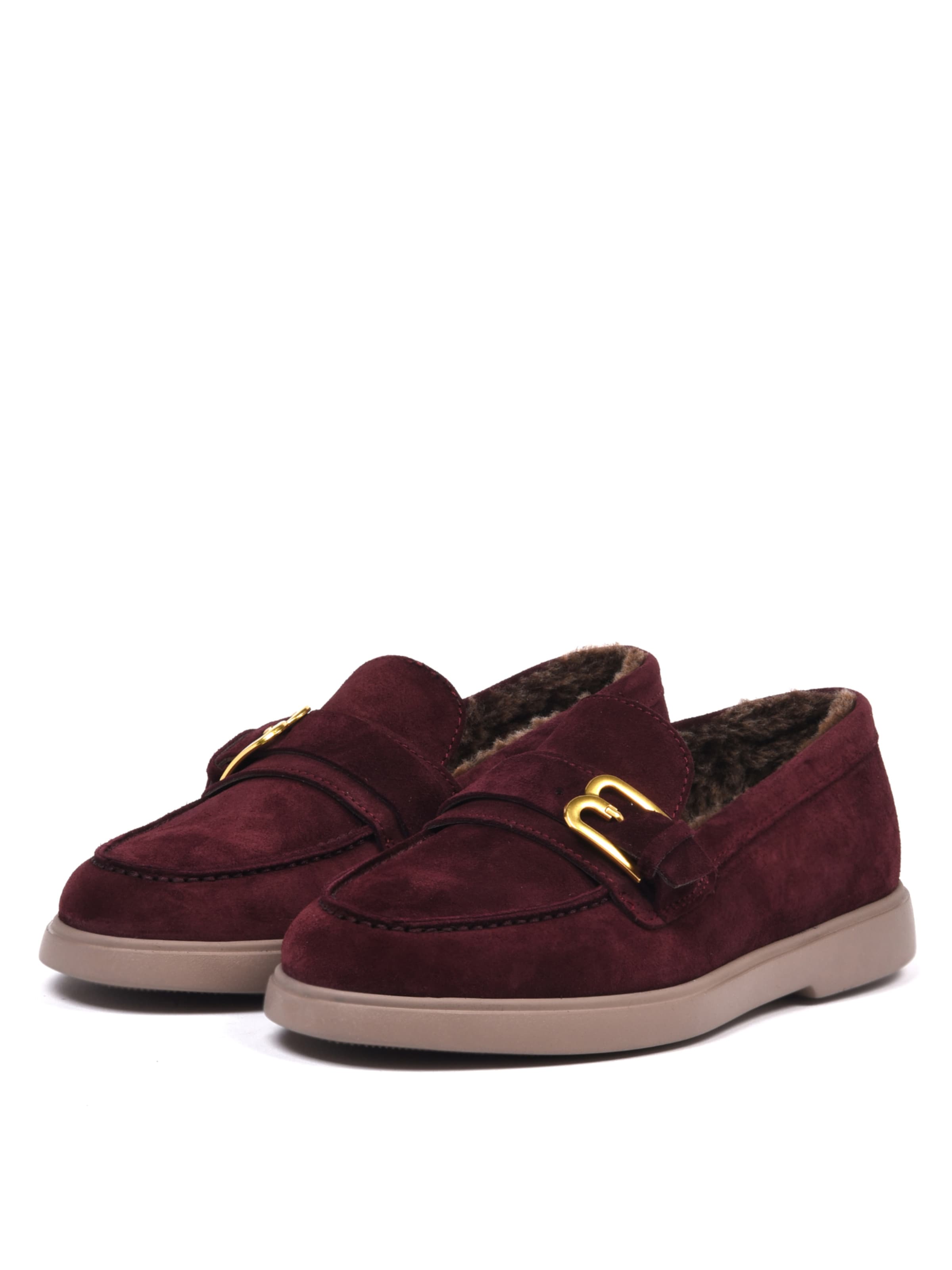 BALDININI Mocassins in Rood