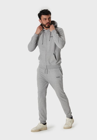 Oldskull Zip-Up Hoodie 'Basic Osk Logo' in Grey