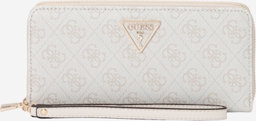 Portamonete 'Laurel II' di GUESS in bianco: frontale