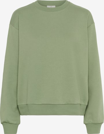 Sweat-shirt 'Hazel' Kaffe en vert : devant