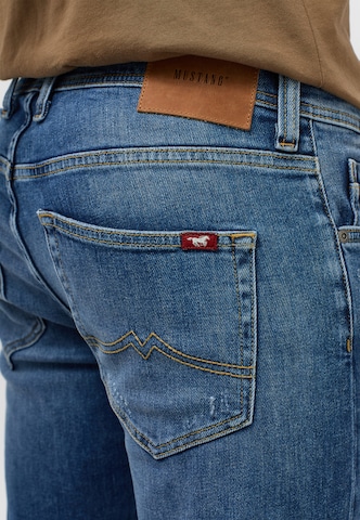 MUSTANG Slimfit Jeans 'Oregon' in Blau